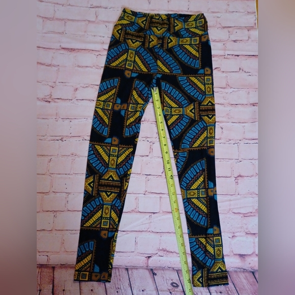 🤍 EUC LuLaRoe Native Eagle Leggings Size OS - Picture 4 of 6